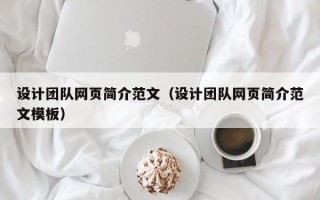 定边设计团队网页简介范文（设计团队网页简介范文模板）